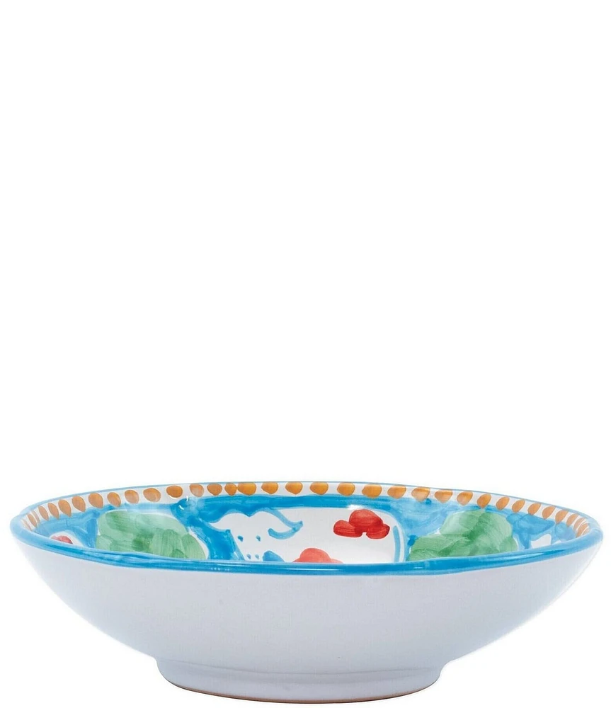 VIETRI Campagna Mucca Cow Print Coupe Pasta Bowl