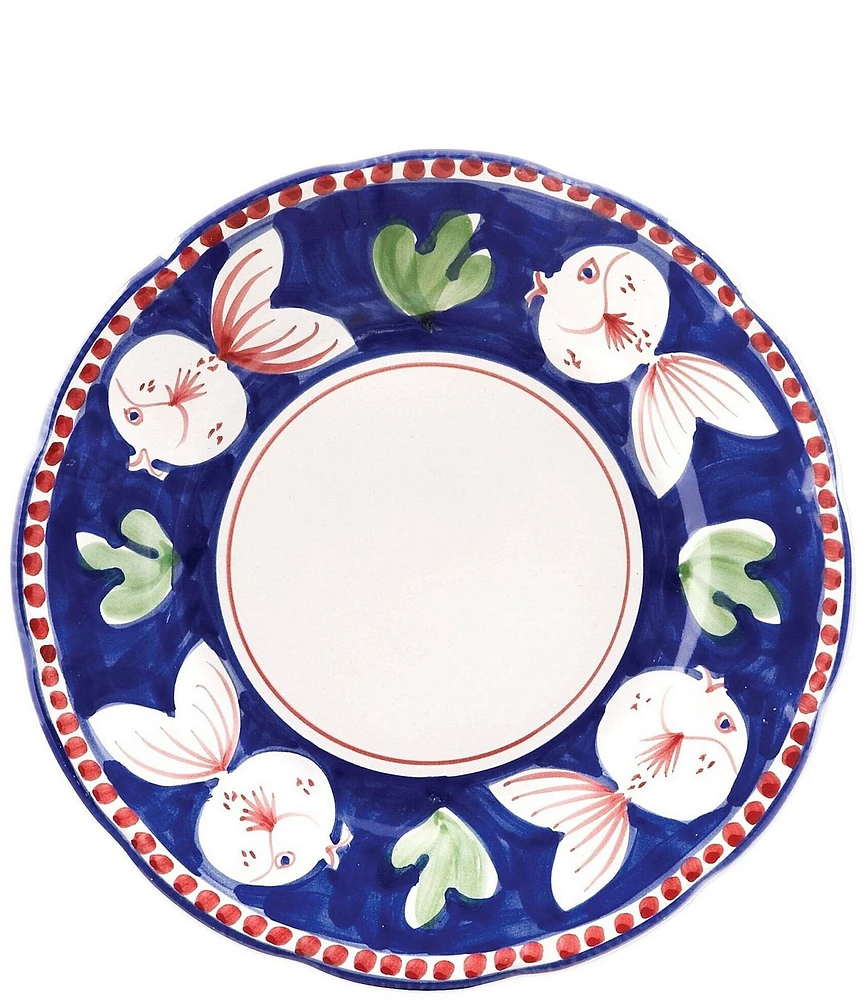 VIETRI Campagna Pesce Fish Print Dinner Plate