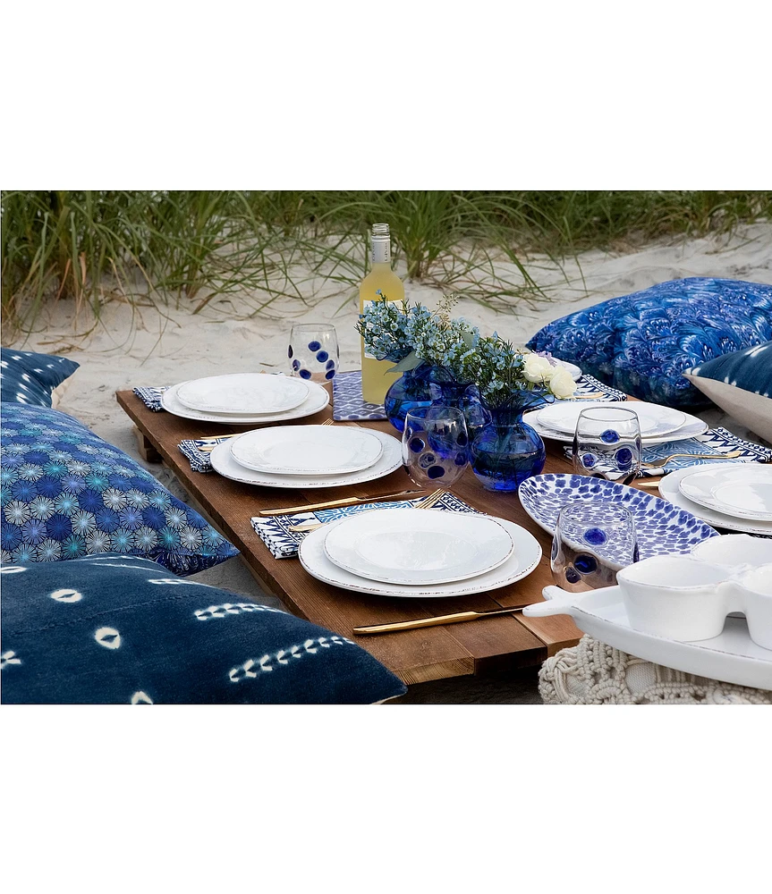 VIETRI Drop Stemless Wine Glass