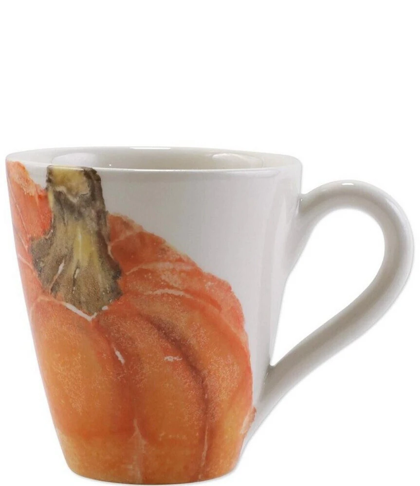 VIETRI Harvest Pumpkins Orange Medium Pumpkin Mug