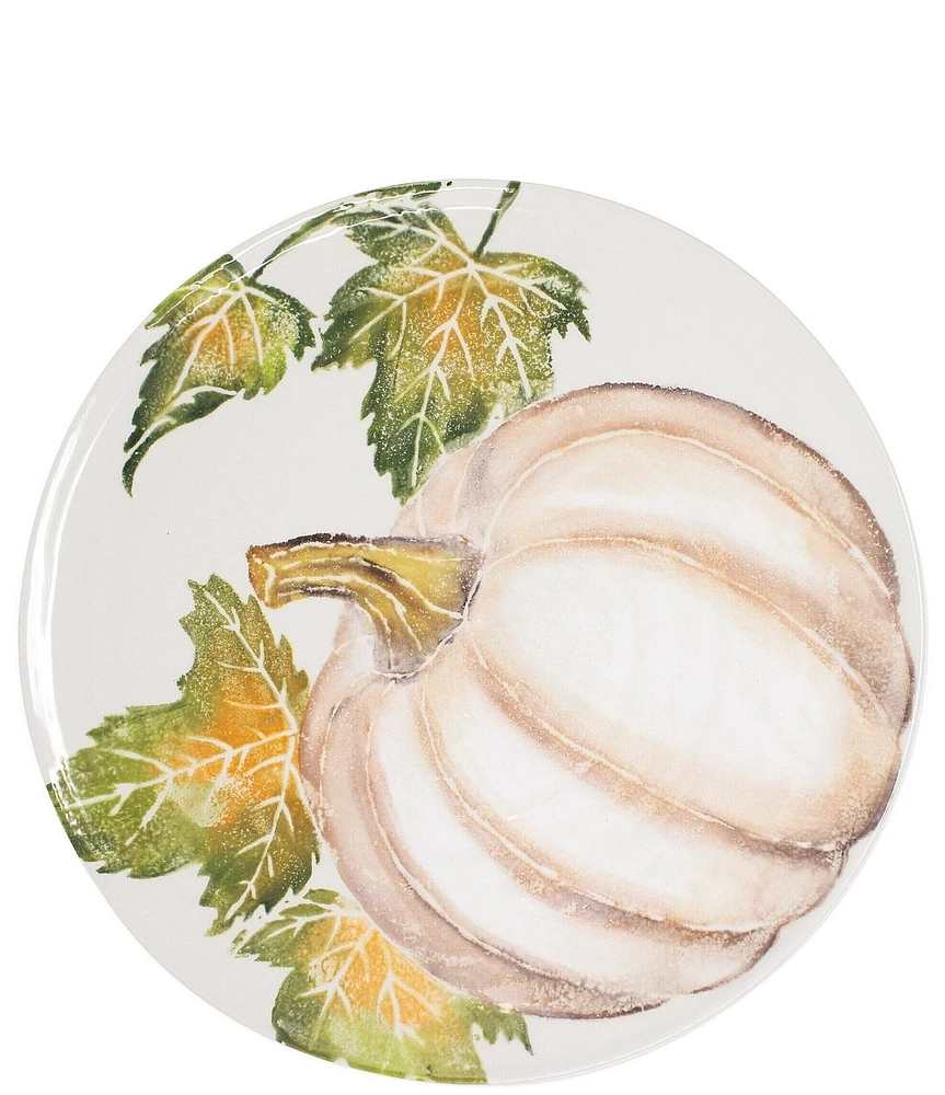 VIETRI Harvest Pumpkins Round Platter