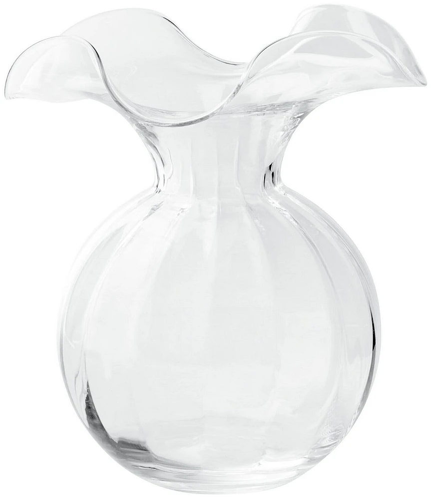 VIETRI Hibiscus Medium Fluted Glass Vase