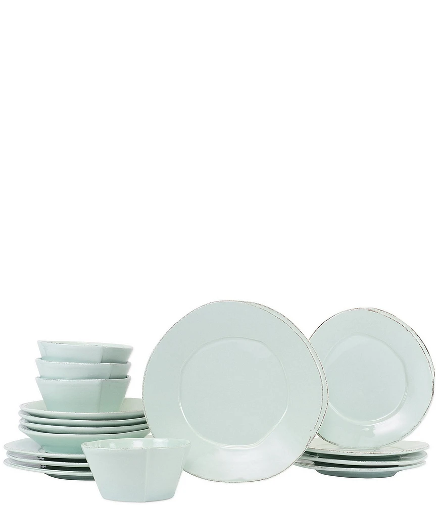 VIETRI Lastra Collection 16-Piece Dinnerware Set