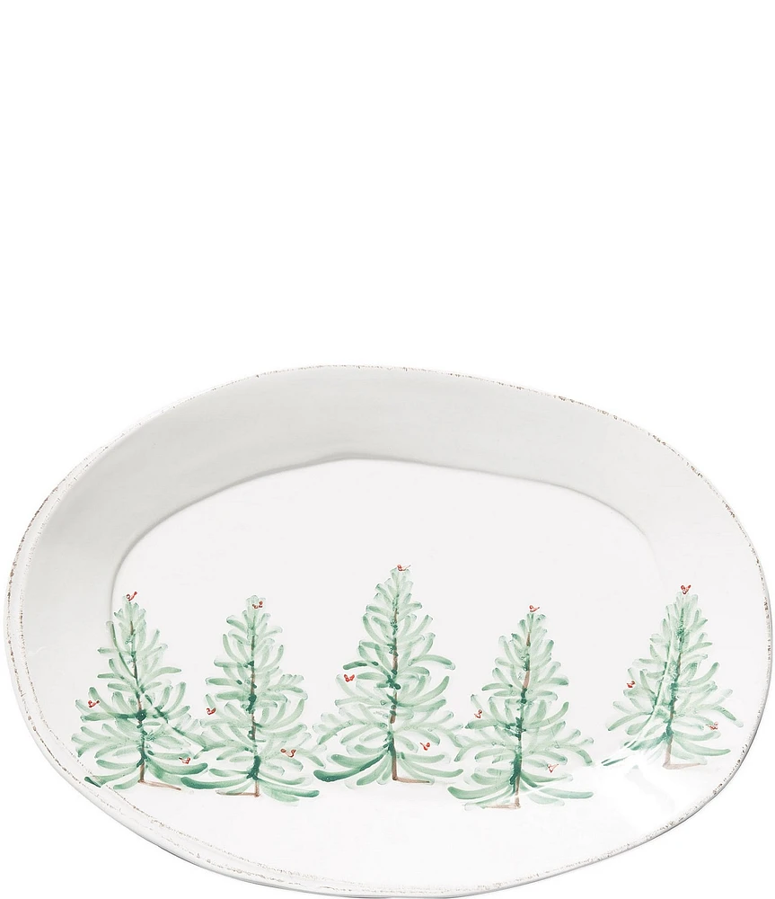 VIETRI Lastra Holiday Large Oval Platter