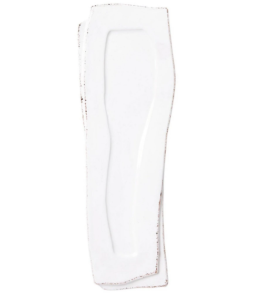 VIETRI Lastra White Spoon Rest