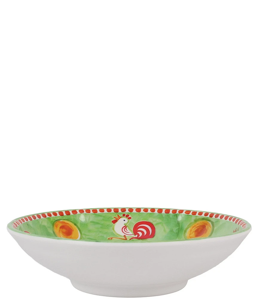 VIETRI Melamine Campagna Chicken Gallina Print Coupe Pasta Bowl