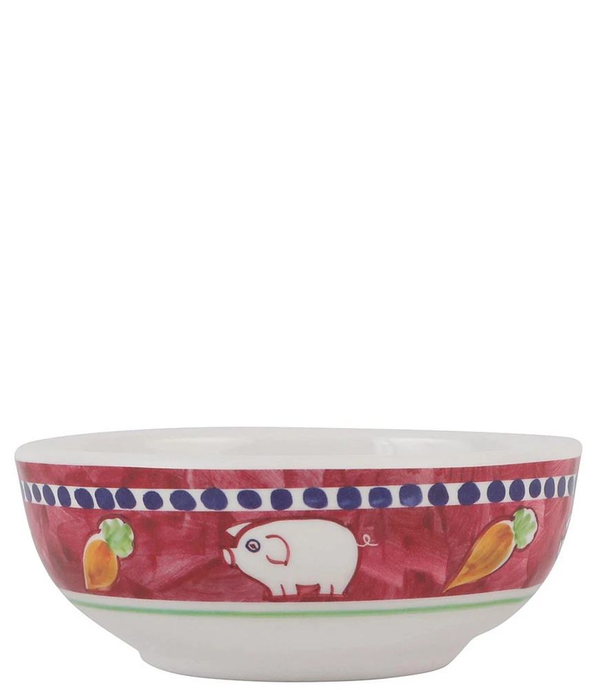 VIETRI Melamine Campagna Porco Pig Print Olive Oil Bowl