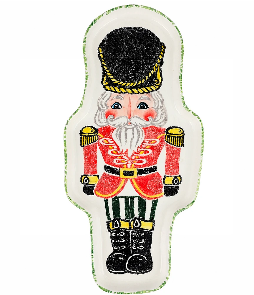 VIETRI Nutcrackers Figural Shaped Platter