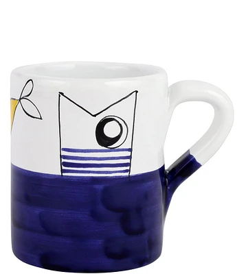 VIETRI Pesce Pazzo Diving Fish Mug