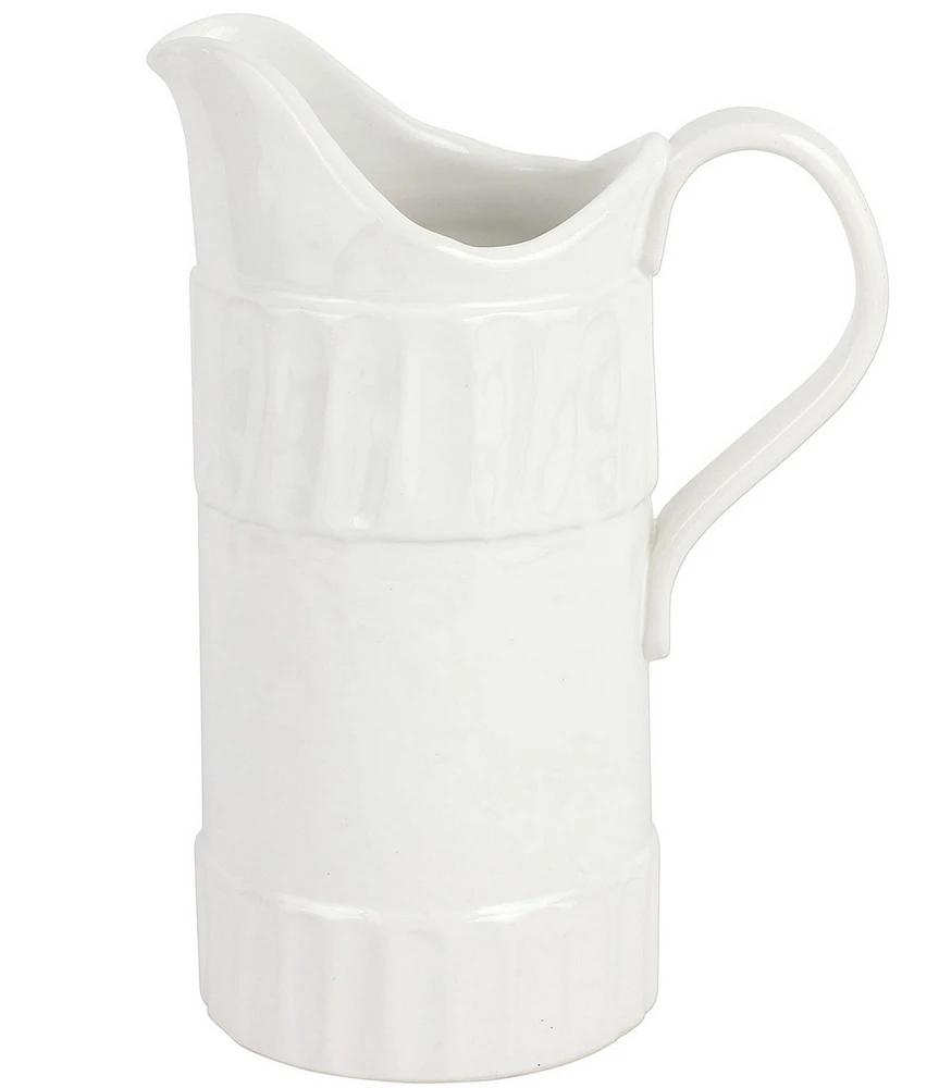 VIETRI Pietra Serena Medium Pitcher