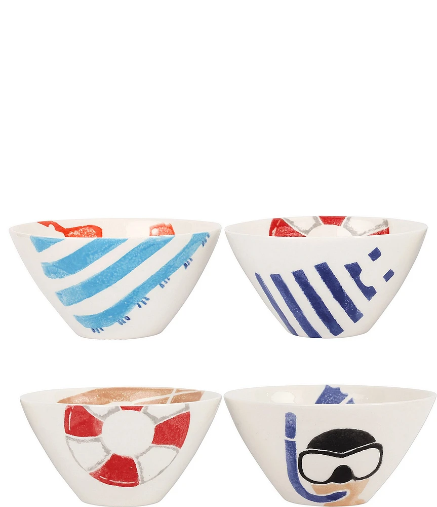 VIETRI Rivera Assorted Cereal Bowls, Set of 4
