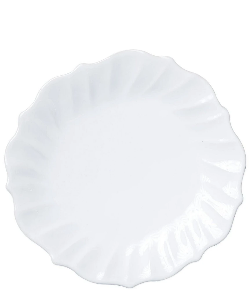 VIETRI Incanto Stone Ruffle Dinner Plates