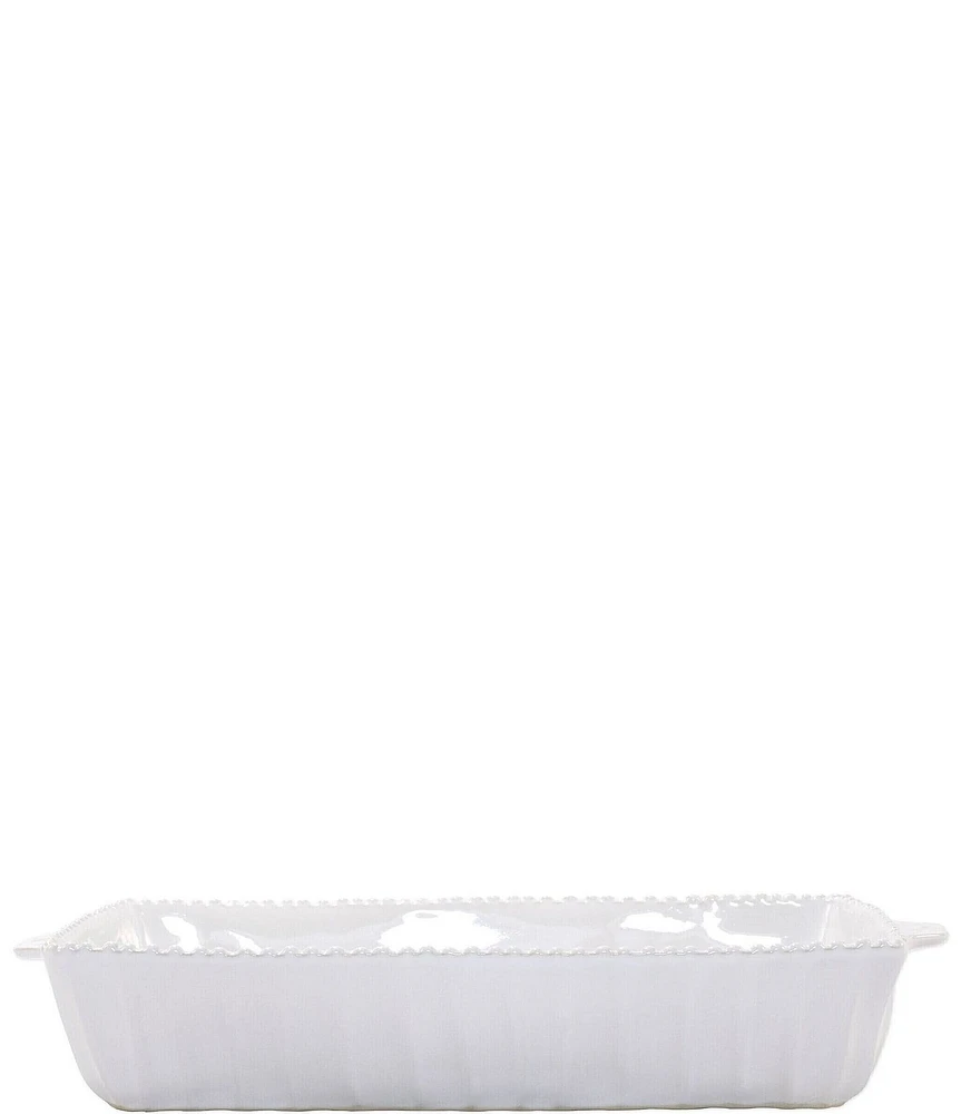 VIETRI Incanto Stone Stripe Rectangular Baking Dish