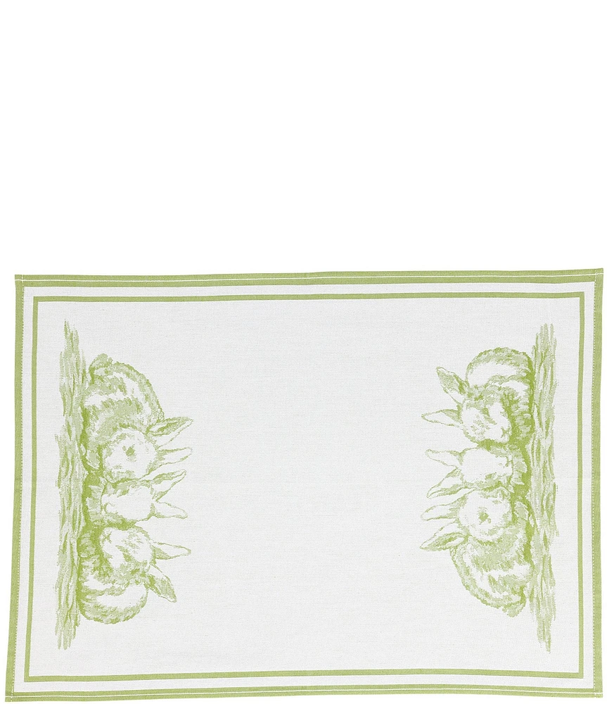 Vietri Strofinaccio Bunny Dish Towel, Set of 2