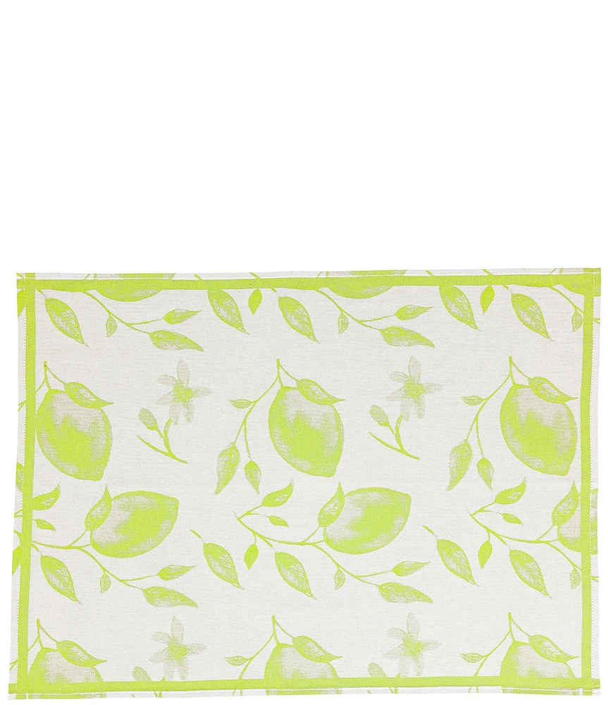 Vietri Strofinaccio Lemons Dish Towels, Set of 2