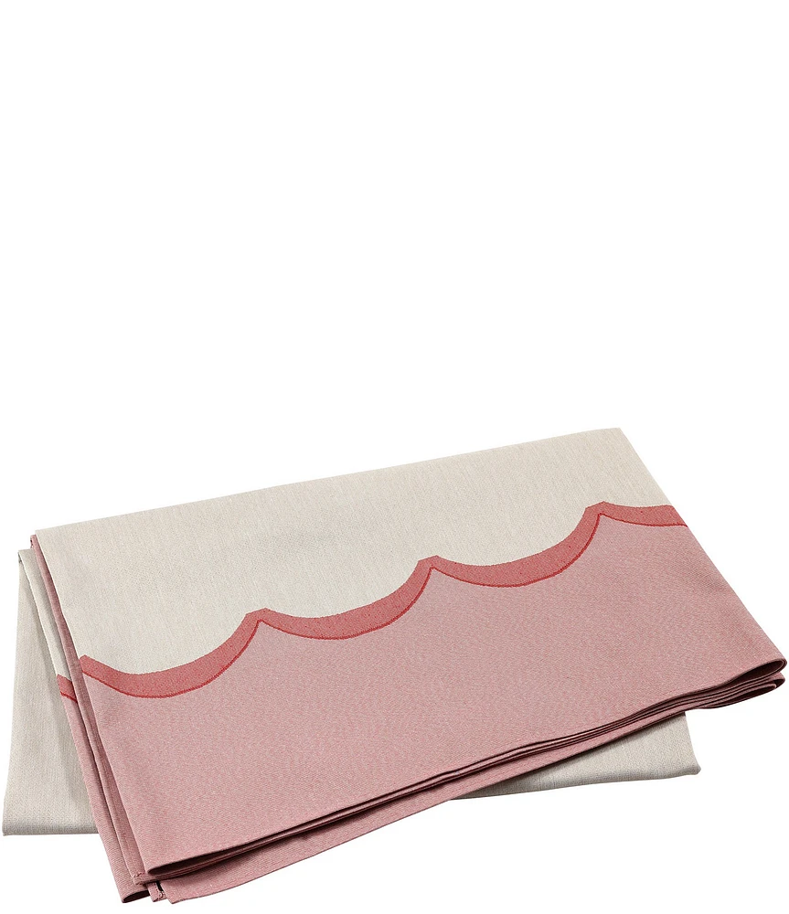 VIETRI Tavola Scalloped Tablecloth