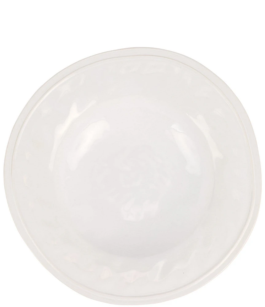 VIETRI viva by VIETRI Aria White Shallow Serving Bowl
