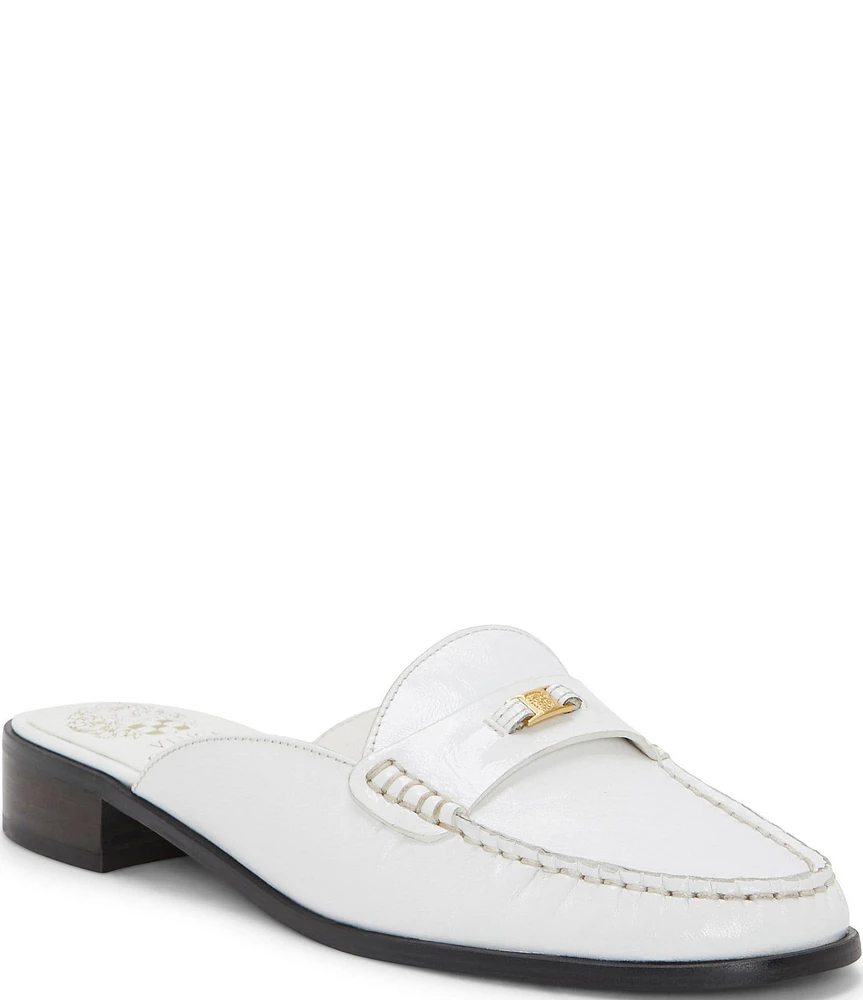 Vince Camuto Cobby Leather Loafer Mules