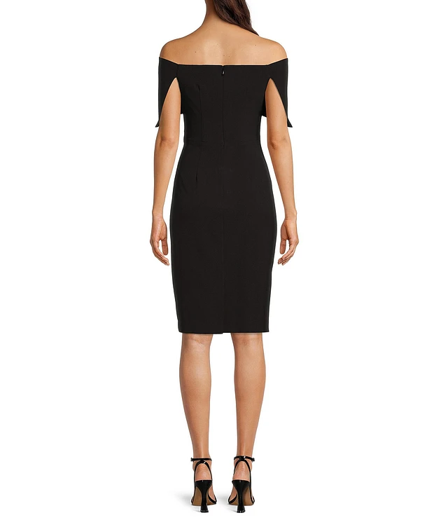 frilled off shoulder dress Violli frill off shoulder mid dress – Rithz Styles