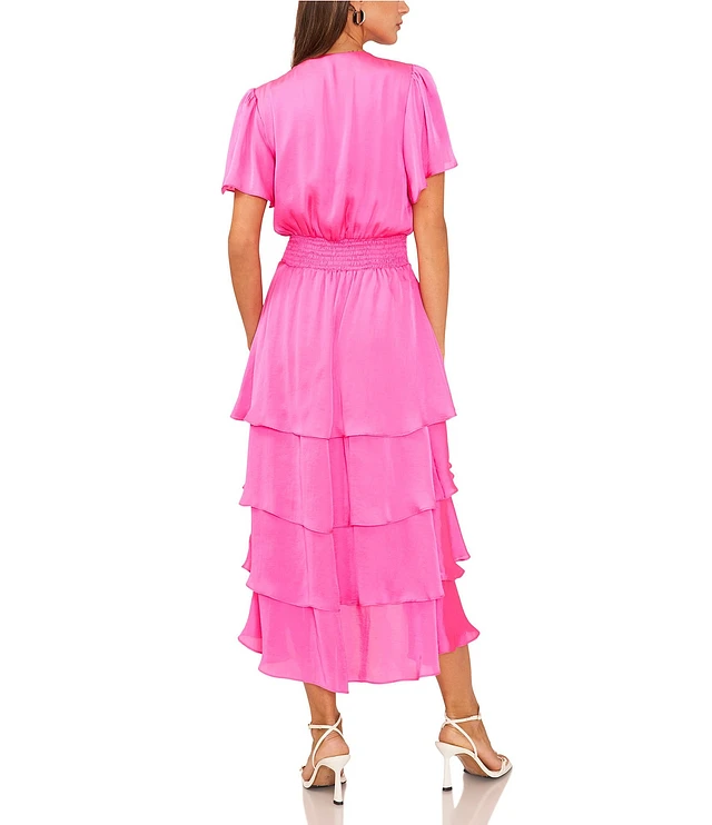 asymmetrical faux wrap midi dress vince camuto Vince Camuto Women's Asymmetrical Midi Dresses