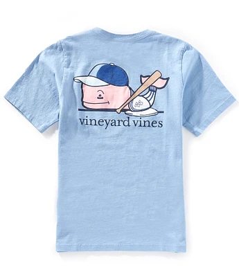 Vineyard Vines Big Boys Short Sleeve Baseball Player T-Shirt