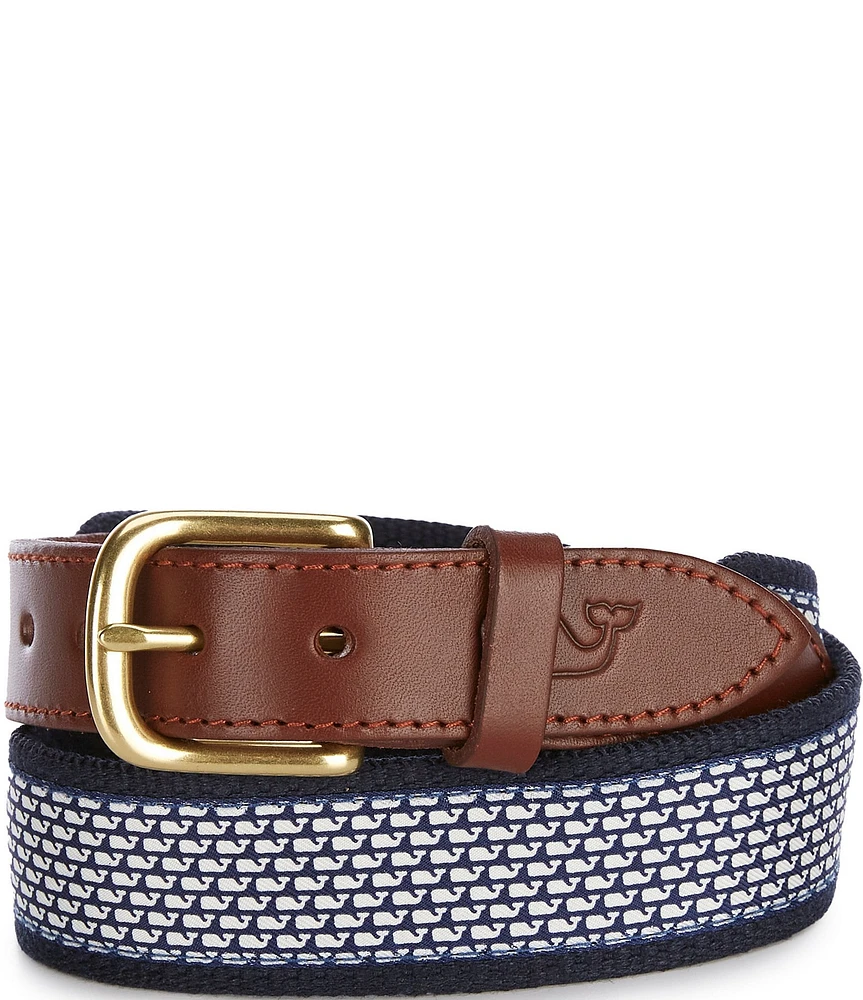Vineyard Vines Boys Micro Whale Belt