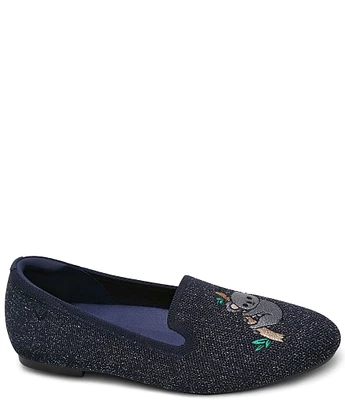 VIVAIA Audrey Knit Koala Round Toe Loafers