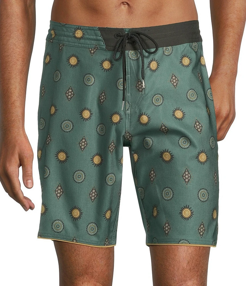 Volcom Mister Scallop Stoney 19#double; Outseam Swim Trunks