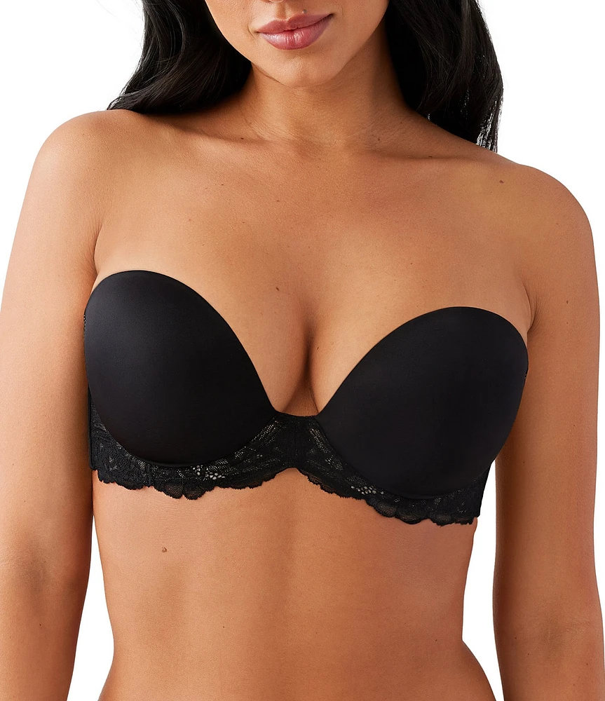 Wacoal Self-Assured Push-Up Strapless Convertible Plunge Bra