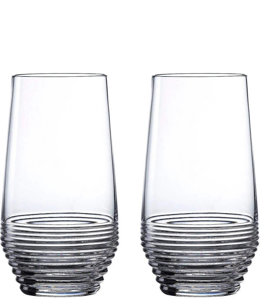Waterford Mixology Rum Circon Hiball 16floz, Set of 2