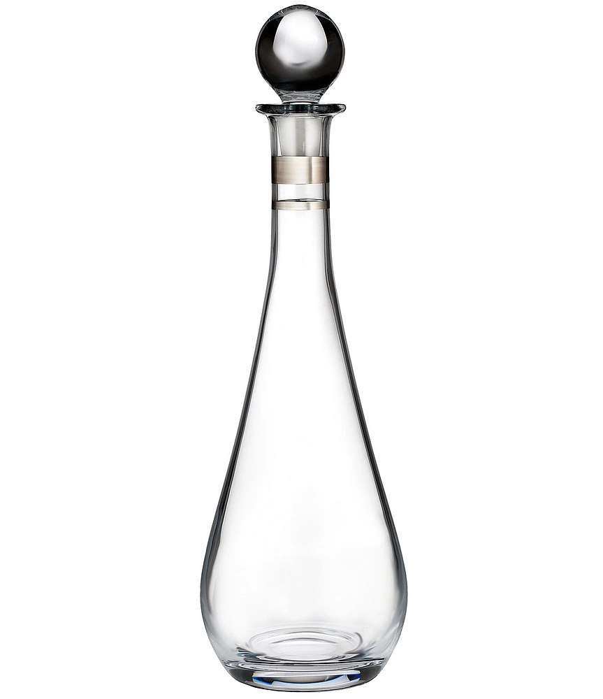 Waterford Elegance Decanter Tall Platinum Band 38floz