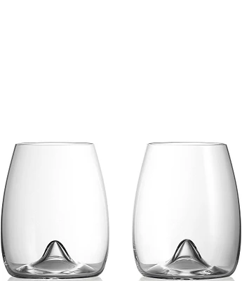 Waterford Elegance Stemless Wine Glass 16.5floz, Set of 2