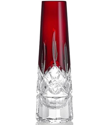Waterford Lismore Red Bud Vase, 7in
