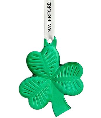 Waterford Mini Shamrock Green Ornament