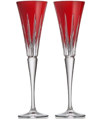 Waterford New Year Flutes Firework, Set of 2