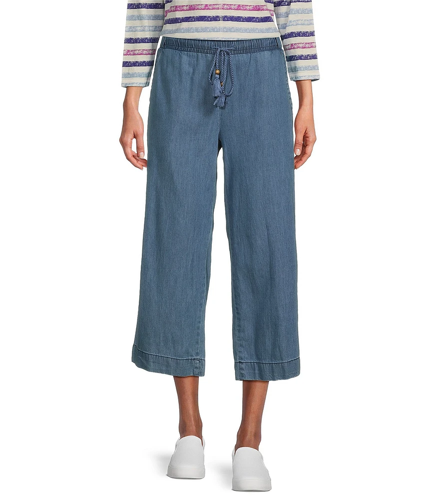 Westbound Cotton Lyocell Crop Pull-On Pants