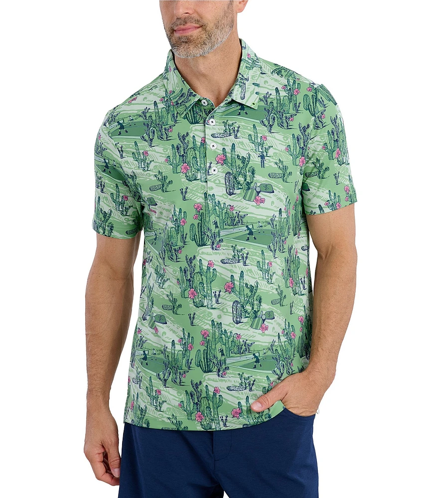 William Murray Pretty Big Dill Short Sleeve Polo Shirt