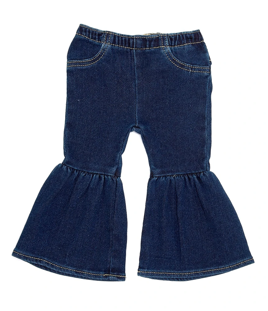 Wrangler® Baby Girls Lacey Flare-Leg Jeans