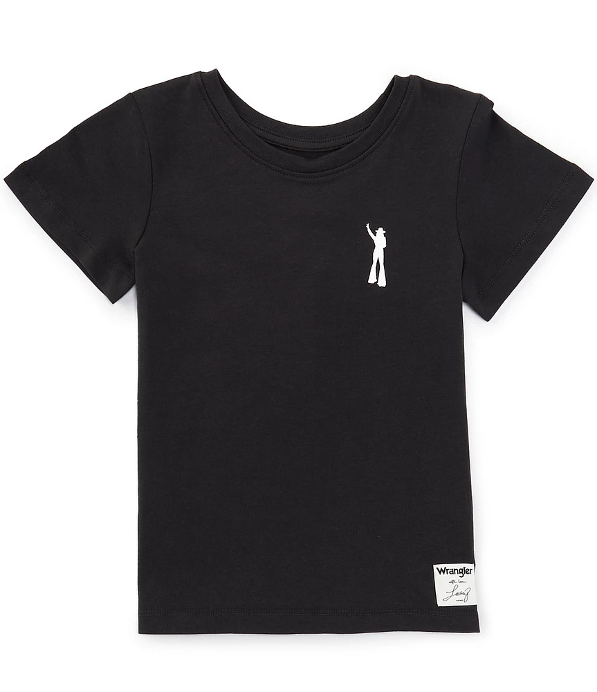 Wrangler® x Lainey Wilson Big Girls Short Sleeve #double;With Love#double; Graphic T-Shirt
