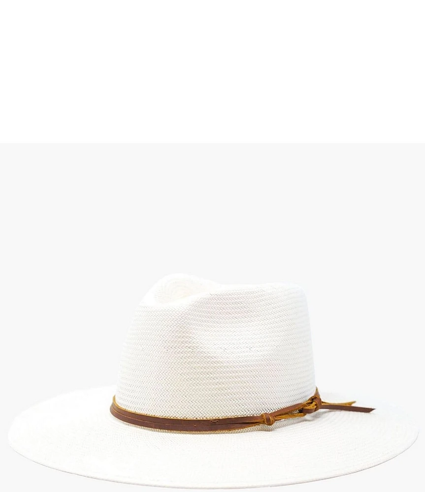 Wyeth Lindsey Straw Fedora Hat
