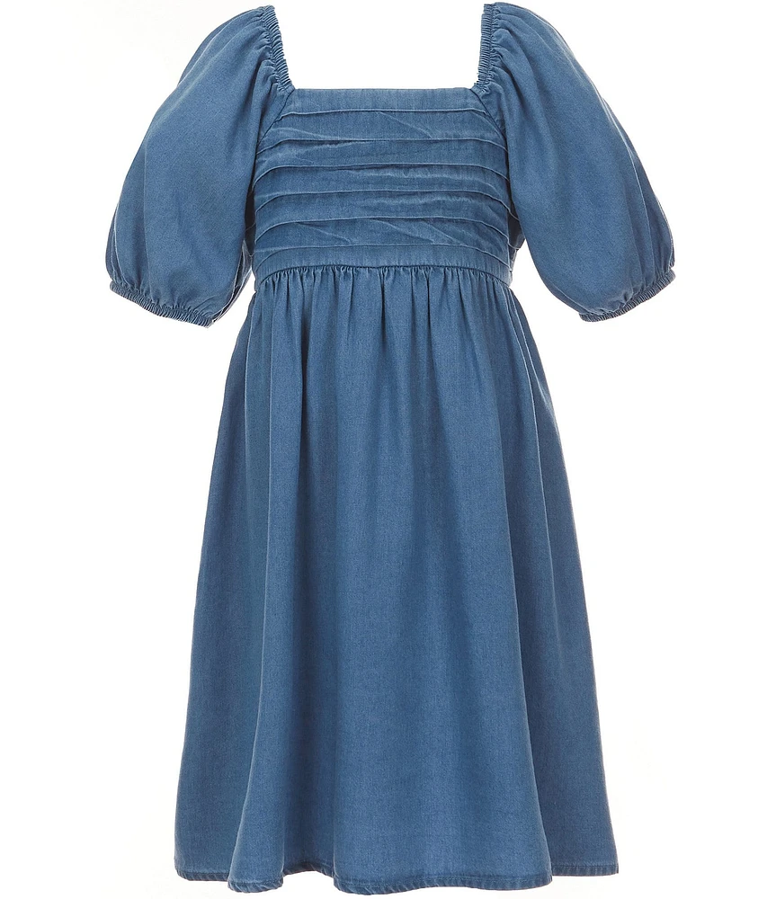 Xtraordinary Big Girls Elbow-Sleeve Fit-And-Flare Dress