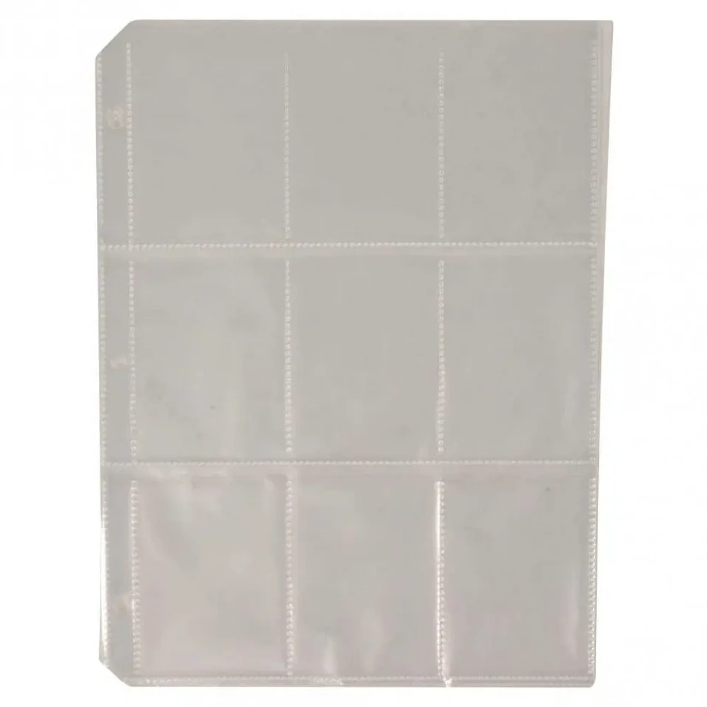 8 feuilles pour album - cartes de collection