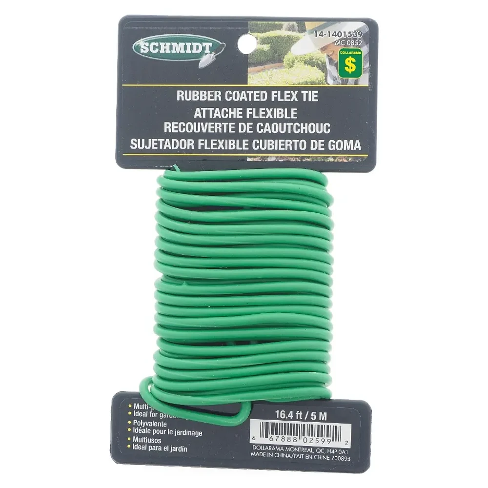 Attache flexible recouverte de caoutchouc