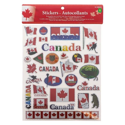 Autocollants souvenirs du Canada