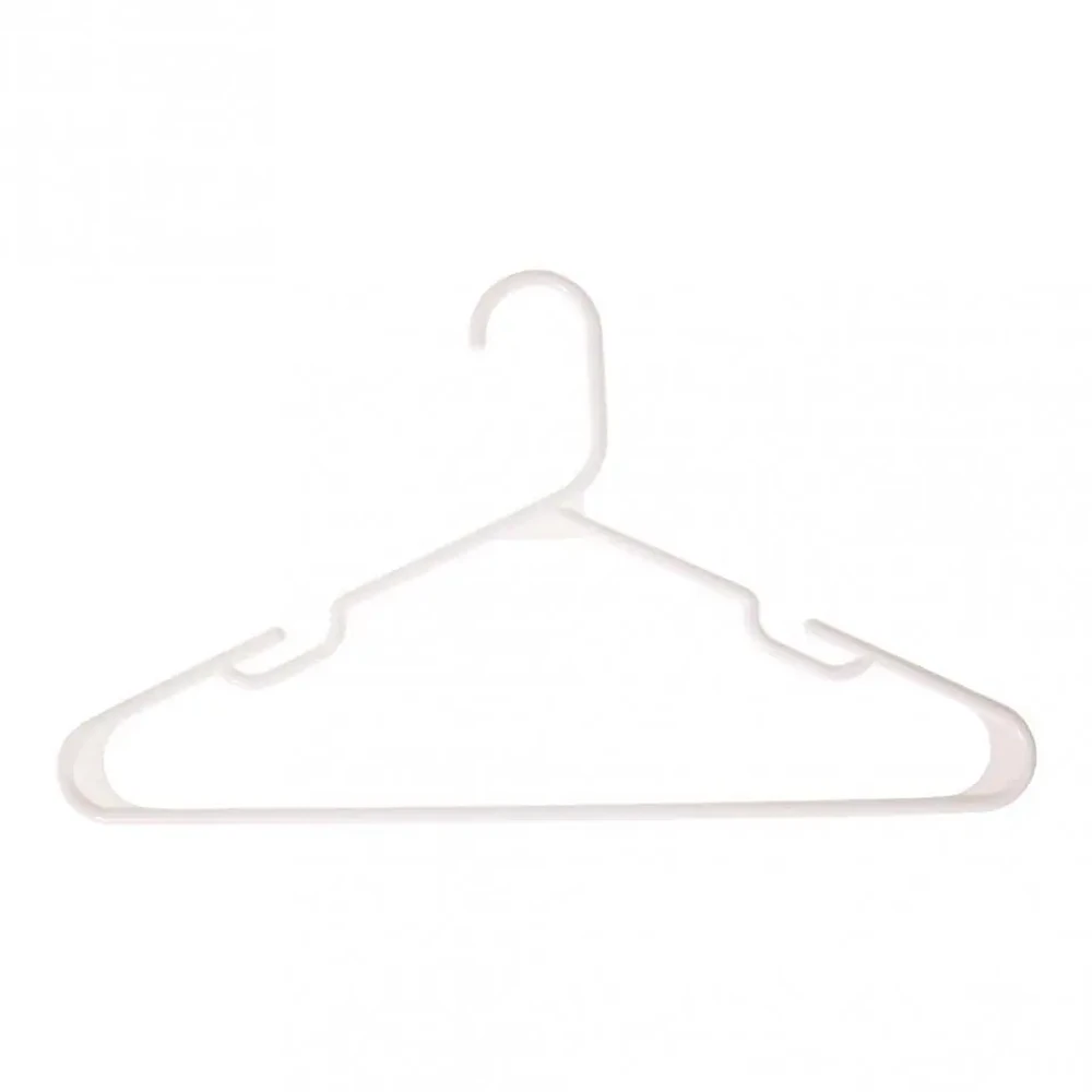 White Plastic Hangers 7PK