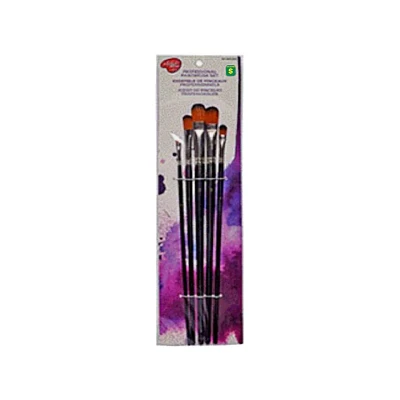 Paquet de 5 pinceaux assortis