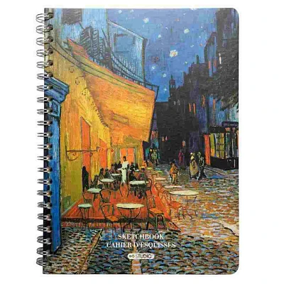 Cahier d'esquisses à couverture rigide imprimée