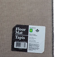 Tapis rectangulaire en fibre synthétique