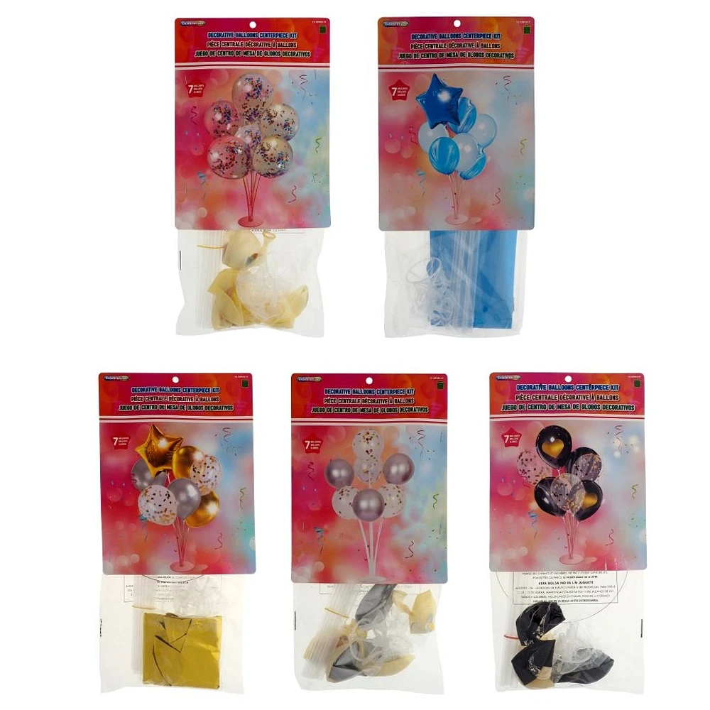 Centre de table de 7 ballons