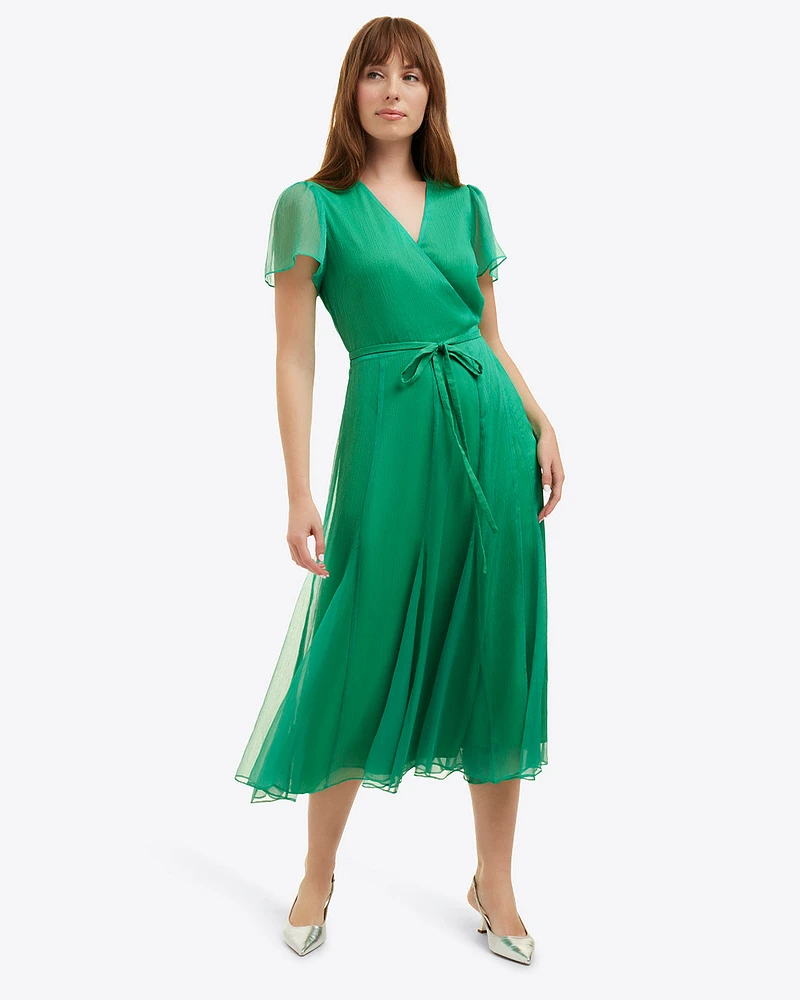 Daphne Midi Wrap Dress